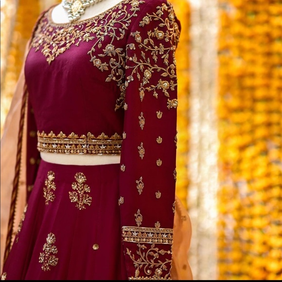 Pakistani Indian Bridal Lehenga - Picture 8 of 10